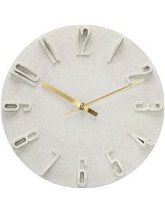 Hama orologio parete beige  30cm cifre 3D                  1