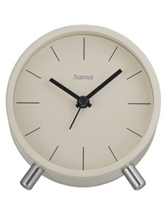 Hama orolog.rad. Flores analog. senza ticchet.grig./beige 22