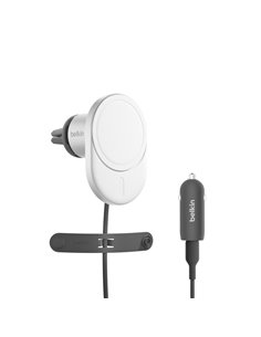 Belkin caricab. magnet.wirel. p. auto  Qi2(15W),con aliment.
