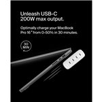 Belkin BOOST Charge PRO 200Watt 4 port.USB-C GaN car. WCH015