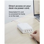 Belkin BOOST Charge PRO 200Watt 4 port.USB-C GaN car. WCH015