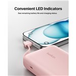 Belkin BOOST powerbank ric. 20W 10.000mAh USB-C rosa  BPB021