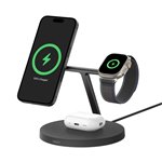 Belkin BOOST CHARGE PRO Qi2 3in1 staz.ric.magn.15W sw. WIZ03