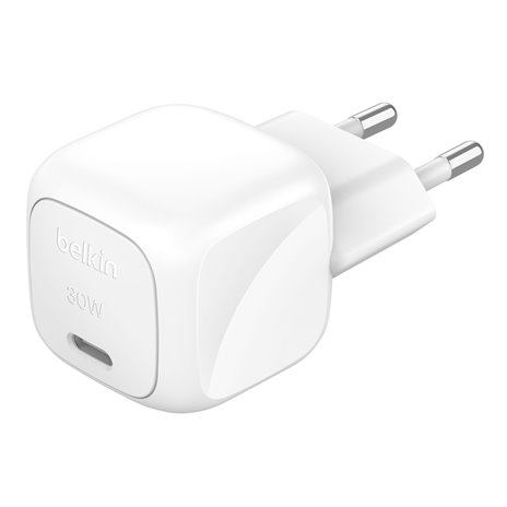 Belkin Netzladegerät USB-C 30W PD &  PPS Techn. weiß WCA008k
