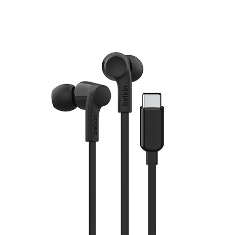 Belkin Rockstar In Ear cuffia cavo, USB-C, nero G3H0002hqBKV