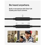 Belkin Rockstar In Ear cuffia cavo, USB-C, nero G3H0002hqBKV