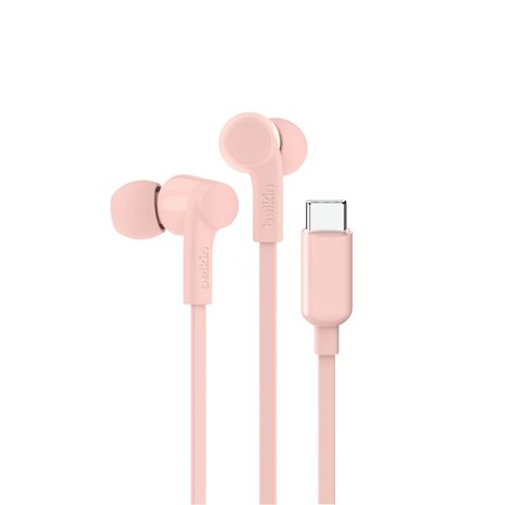 Belkin Rockstar In Ear cuffia cavo, USB-C, rosa G3H0002hqPKV