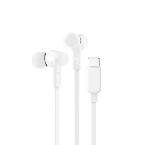 Belkin Rockstar In Ear cuffia cavo, USB-C, bian. G3H0002hqWH