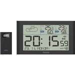 Hama Wetterstation Sylt mit Außensensor, Funk schwarz 222216