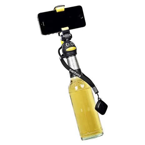 Mantona Smartphone Bottle Selfie supporto Pinguin