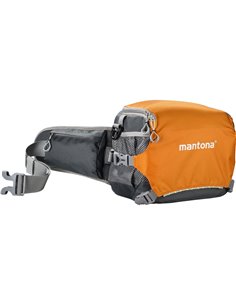 mantona ElementsPro 20 Outdoor Custodia per fotocamera aranc