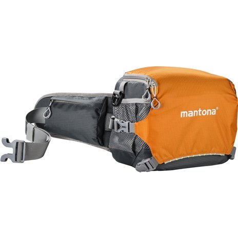 mantona ElementsPro 20 Outdoor Custodia per fotocamera aranc