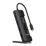 Satechi USB-C Hybrid Multiport Adapter with SSD Enclosure bl