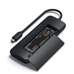 Satechi USB-C Hybrid Multiport Adapter with SSD Enclosure bl