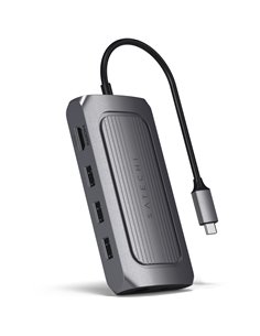 Satechi USB4 Multiport Adapter with 8K HDMI space gray