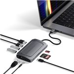Satechi USB4 Multiport Adapter with 8K HDMI space gray