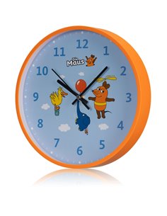 DieMaus orologio parete p. bamb. topo, elefante e papera
