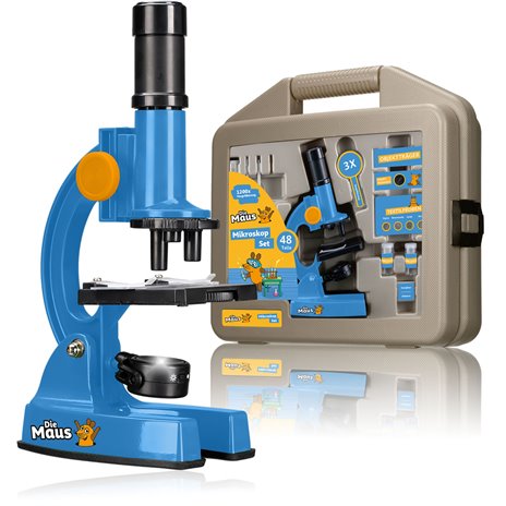 DieMaus set microscopio bambini con valigetta