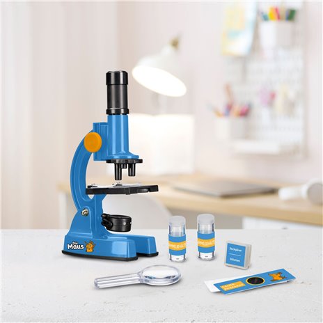 DieMaus set microscopio bambini con valigetta