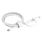 Belkin BOOST CHARGE 2-in-1 cavo USB-C/Lig.1,5m ws.CAC003hq1.