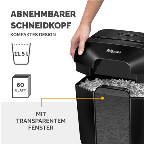 Fellowes Powershred LX 25 nero