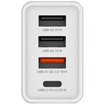 Verbatim USB caricabatt.par. 30W 1xUSB-C PD 3xUSB-A bianco 4