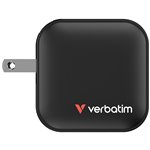 Verbatim Mini GaN caricab. 70W 2xUSB-C PD, 1xUSB-A QC 3.0 32