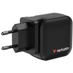 Verbatim Mini GaN caricab. 70W 2xUSB-C PD, 1xUSB-A QC 3.0 32