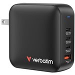 Verbatim Mini GaN Charger 165W 3xUSB-C 1xUSB-A US/EU/UK A.32