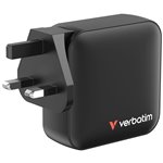 Verbatim Mini GaN Charger 165W 3xUSB-C 1xUSB-A US/EU/UK A.32