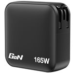 Verbatim Mini GaN Charger 165W 3xUSB-C 1xUSB-A US/EU/UK A.32