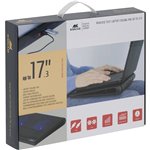 Rivacase 5557 base raffreddam. per notebook fino 43,9cm (17.
