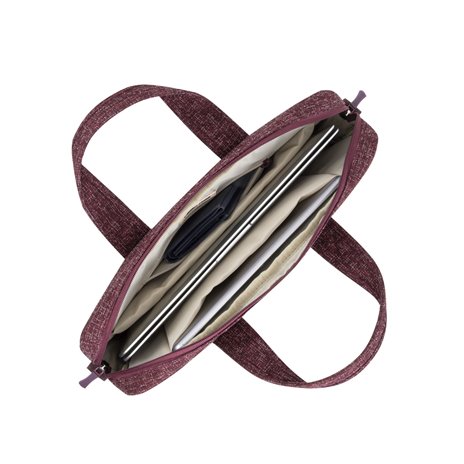 Rivacase 7921 borsa per notebook 14  rosso burgundy