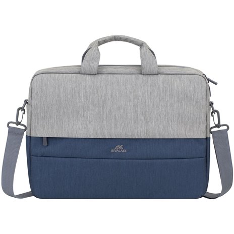 Rivacase 7532 borsa per notebook 15.6  grigio/blu scuro