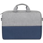Rivacase 7532 borsa per notebook 15.6  grigio/blu scuro