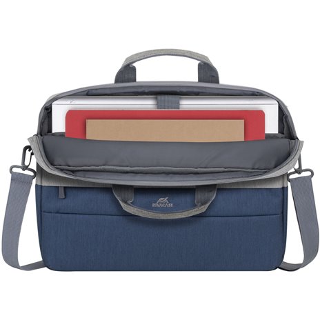 Rivacase 7532 borsa per notebook 15.6  grigio/blu scuro
