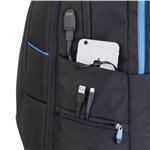 Rivacase 7860 zaino gaming 17.3  ECO nero