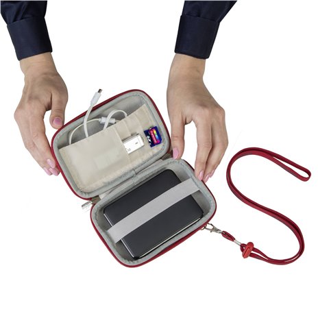 Rivacase 9101 HDD borsa 2,5 rosso