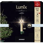 Krinner Superlight Bavaria Mini Flame 12pz set avorio