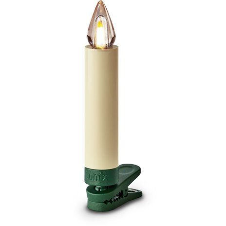 Krinner Superlight Bavaria Mini Flame 12pz set avorio