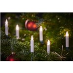 Krinner Superlight Bavaria Mini Flame 12pz set avorio