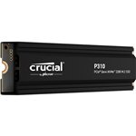 Crucial P310 Gen4 2280       1TB NVMe PCIe M.2 SSD mit heats