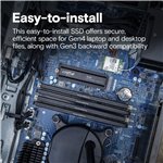 Crucial P310 Gen4 2280       1TB NVMe PCIe M.2 SSD mit heats