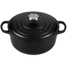 Le Creuset Signature casseruola roton. 20 cm nero