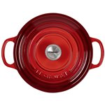 Le Creuset Signature casseruola roton. 22 cm rosso ciliegia