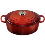 Le Creuset Signature casseruola ovale 27 cm rosso ciliegia
