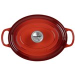 Le Creuset Signature casseruola ovale 27 cm rosso ciliegia