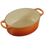 Le Creuset Signature casseruola ovale 27 cm arancio