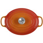 Le Creuset Signature casseruola ovale 27 cm arancio