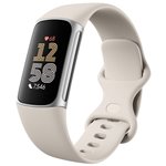 Fitbit Charge 6 braccialetto porcelain /argento